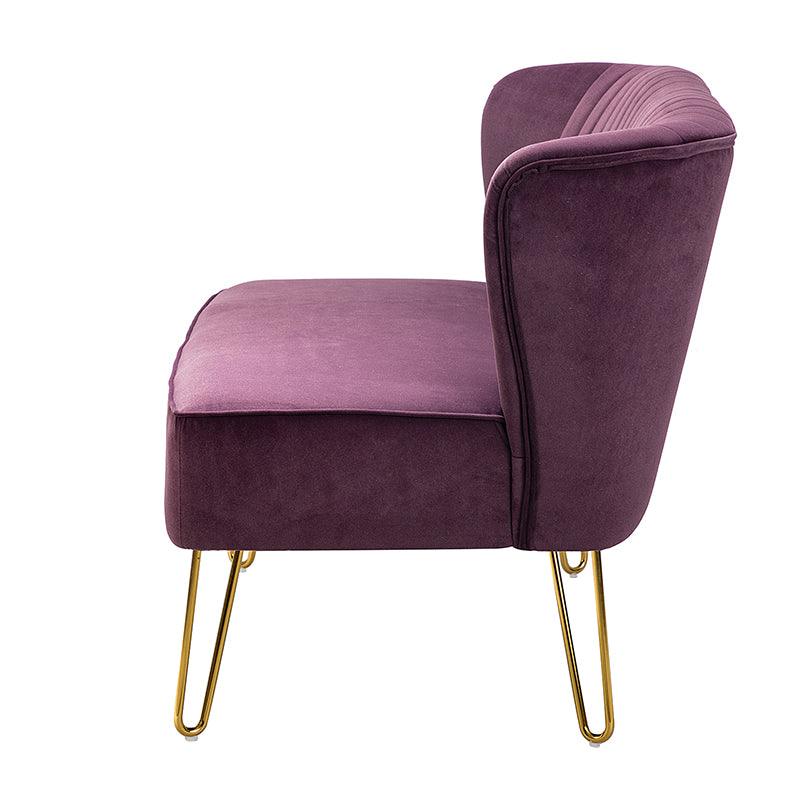 Ainhoa Velvet Loveseat with Hairpin Legs - Hulala Home