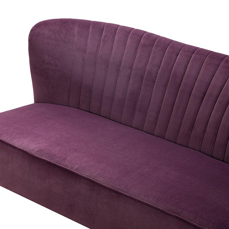 Ainhoa Velvet Loveseat with Hairpin Legs - Hulala Home