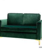 Jovina Velvet Loveseat - Hulala Home