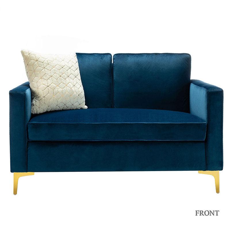 Jovina Velvet Loveseat - Hulala Home