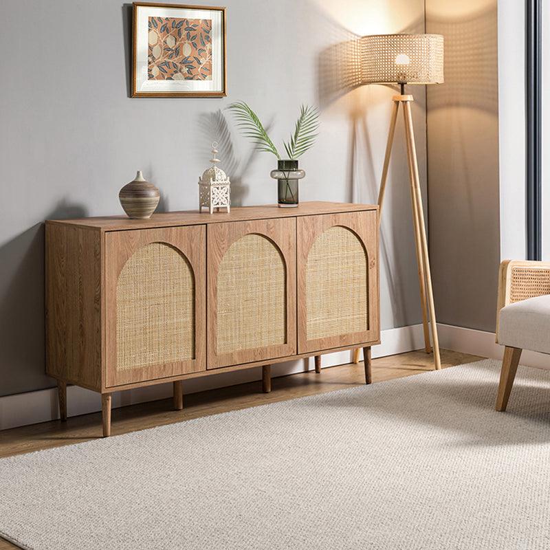 Posey Wood and Rattan Sideboard - Hulala Home