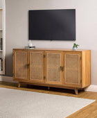 65 inch TV Stand Console Table with Storage - Hulala Home