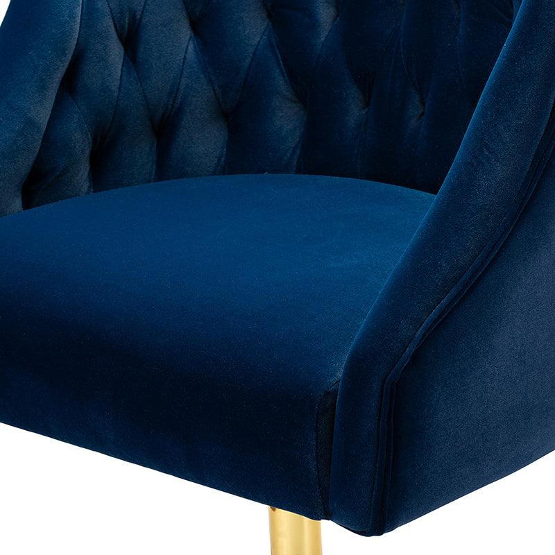 Penelope Velvet Tufted Office Chair - Hulala Home